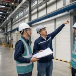 Tim kontraktor industri Cikarang melakukan survey renovasi pabrik